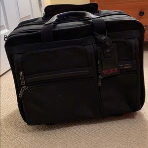 Tumi black Roller Briefcase